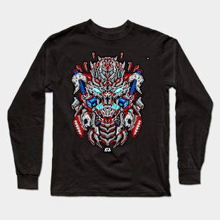 Mecha Samurai Long Sleeve T-Shirt